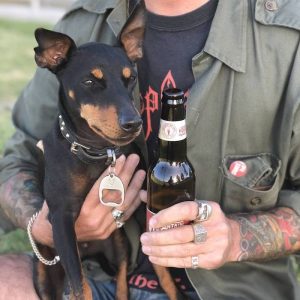 Dog tag bottle opener