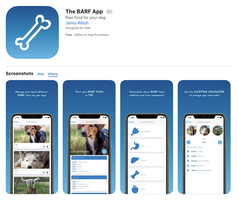 the barf app