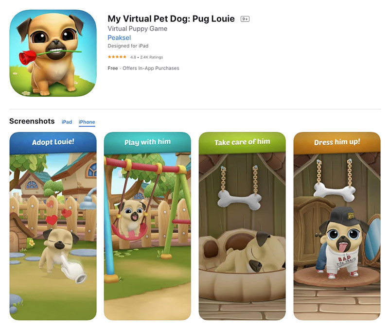 pug louie app