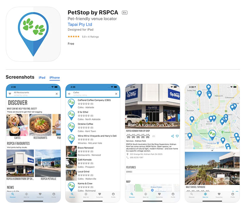 RSPCA petstop app