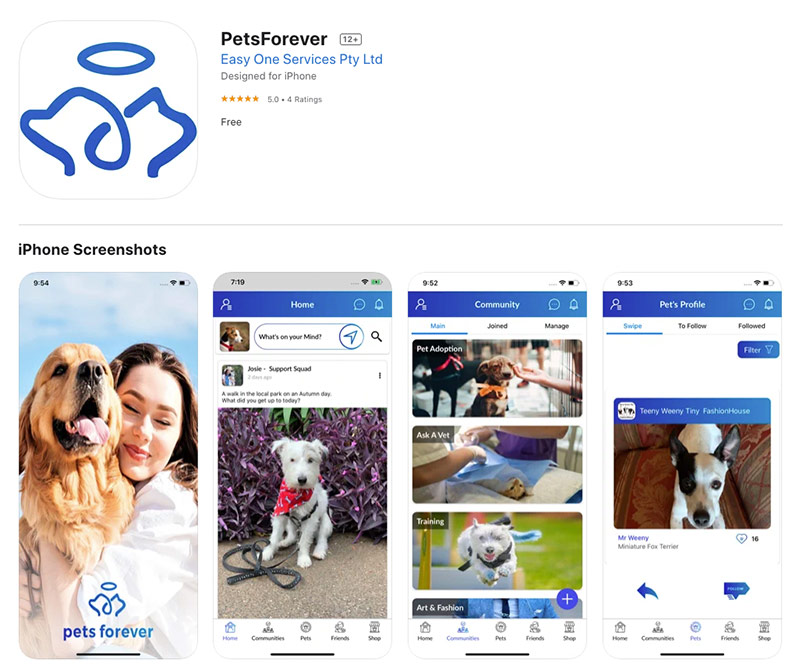 pets forever app