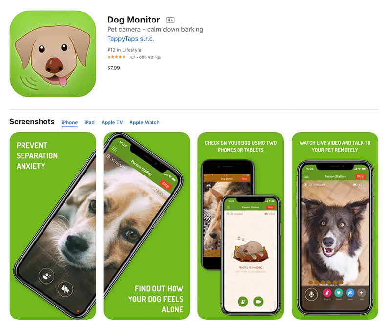 dog monitor app